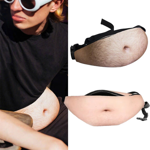 Hairy Belly Fanny Pack — Beer Gut Bag That Holds Your Stuff