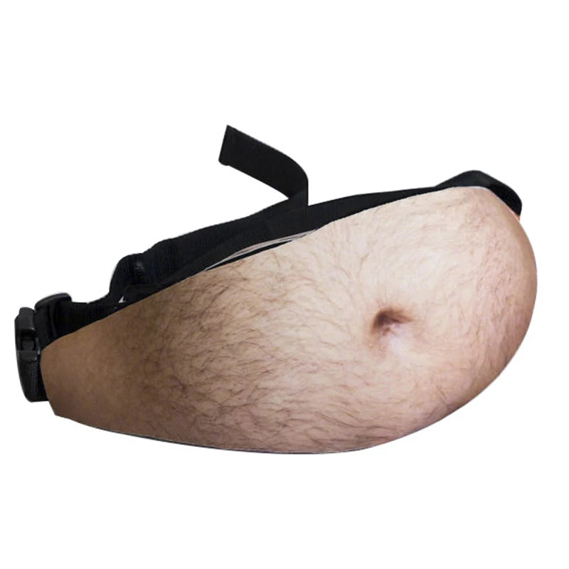 Hairy Belly Fanny Pack — Beer Gut Bag That Holds Your Stuff